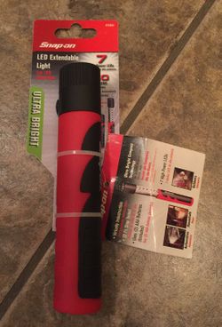 Snap-on let extendible light