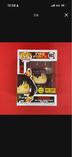TAMAKI #983 FIRE FORCE GITD Hot Topic Exclusive Funko POP! Animation.