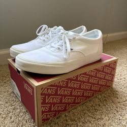 White Vans Size 8.5