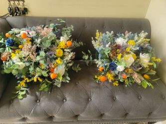 Artificial Floral Sweetheart Table Arrangements