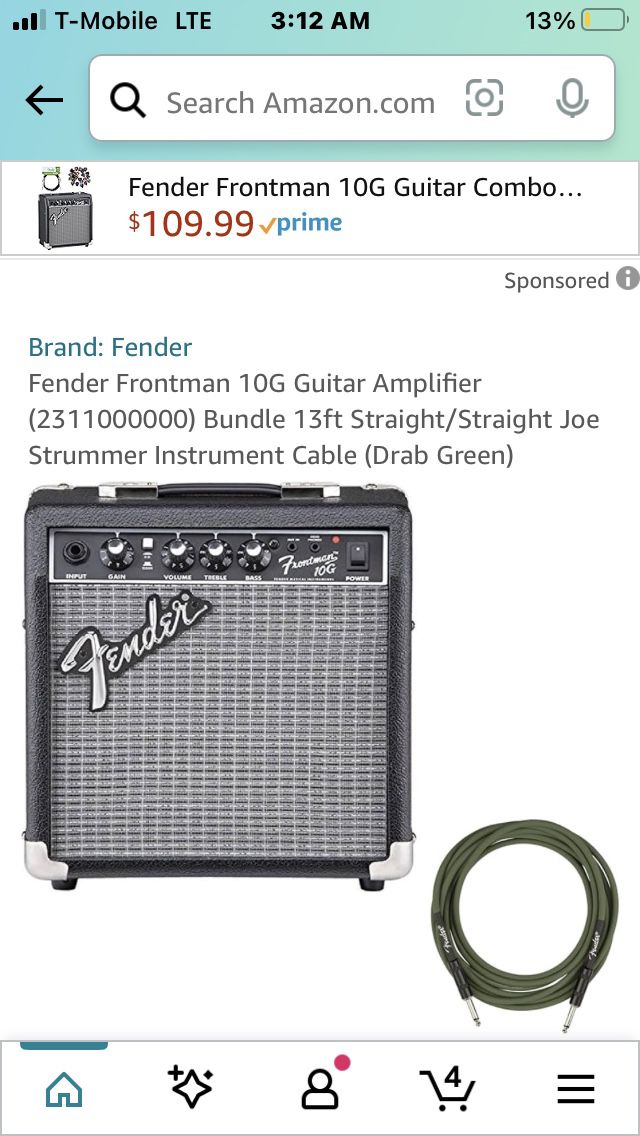 Fender Frontman 10 G Amp