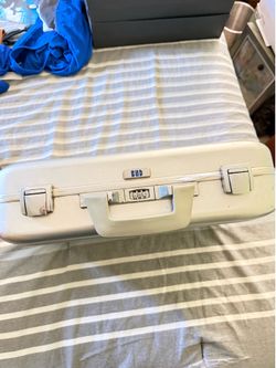 Metal briefcase with combo lock
