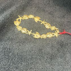 14k Bracelet With Ocean Vibe Charms 12g