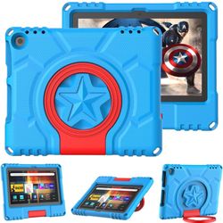 Fire HD 8 Tablet Case for Kids(12th/10th Generation, 2024/2022/2020 Release), Lainergie Lightweight Shockproof Kid-Proof Cover with Convertible Handle
