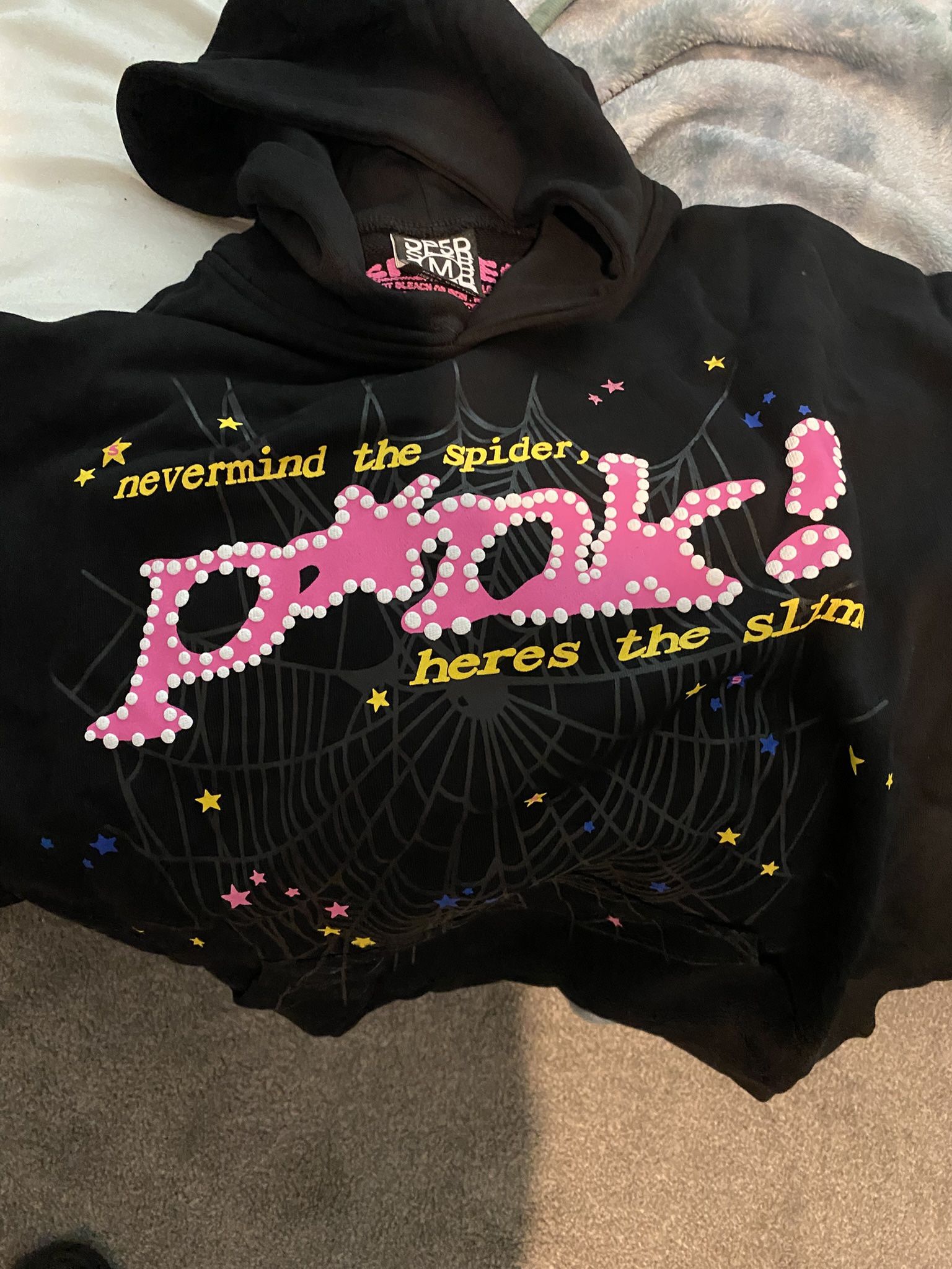 Spider Hoodie Pink