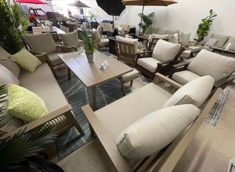 NEW Custom Made Patio Furniture Warehouse Sale Aluminum and Steel Sets*Same Day Delivery*NEW Items*
