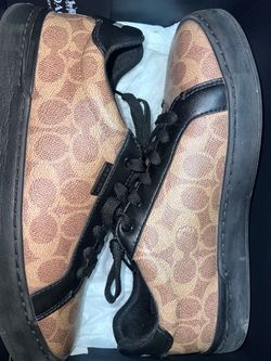 Coach Signature Monogram Low-Top Sneakers