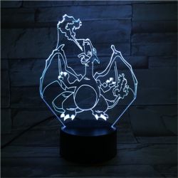 Charizard Anime 3D Desk Lamp