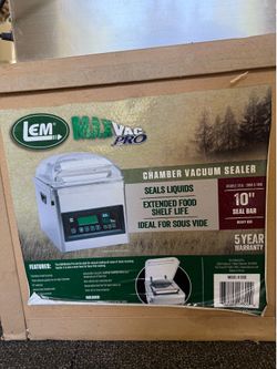 LEM Max Vac Pro Chamber Vacuum Sealer- Food Sealer