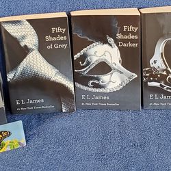 Fifty Shades Trilogy 3 Book Set, Like New