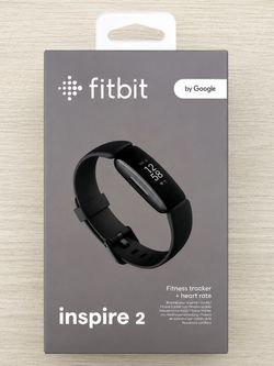 SEALED Fitbit Inspire 2 Activity Tracker -Fitness tracker + Heart Rate - Black