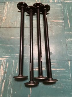 Black Pipe - schedule 40 - 1/2” x 18”