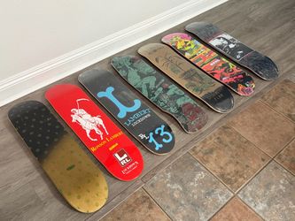 Brand new skateboard decks w/ FREE grip Thrasher WKND Real Expedition Lockdown Slave Dead Kennedys Punk