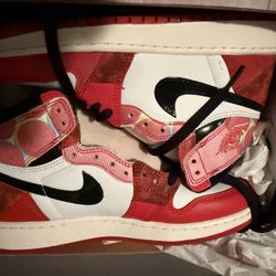 Nike Air Jordans OG Spiderman shoes - 5Y boys