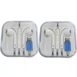 2  Wired Headphones Earphones For IPhone 14 13 12 11 X 8  7 6 Bluetooth Wired Earbuds