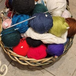 Basket Full Of Yarn