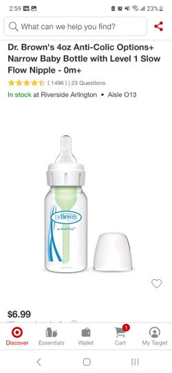 4oz Dr Brown Anticolic Baby Bottles
