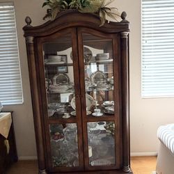 Beautiful Wood Curio Cabinet