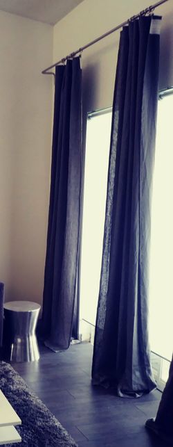 Ikea Aina 100% linen curtains