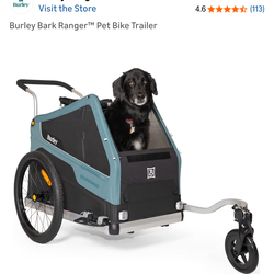Burley Bark Ranger™ Pet Bike Trailer
, like new!