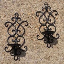 2 wall scones 