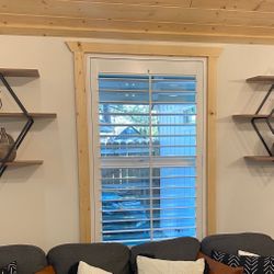 Shutters- Custom, Wood, Window Treatments, Window Coverings, Plantation, Shutter Blinds, Interior, Persianas De Madera, FREE ESTIMATES (PHONE/IN-HOME)