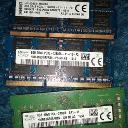 8gb Ram X3 Ddr3 And 1 Ddr4