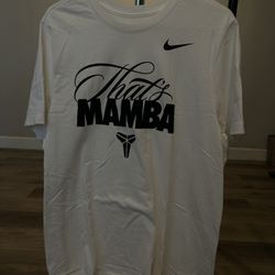 Nike That’s Mamba Kobe Bryant T-shirt Men’s Size Large White NBA Basketball Lakers