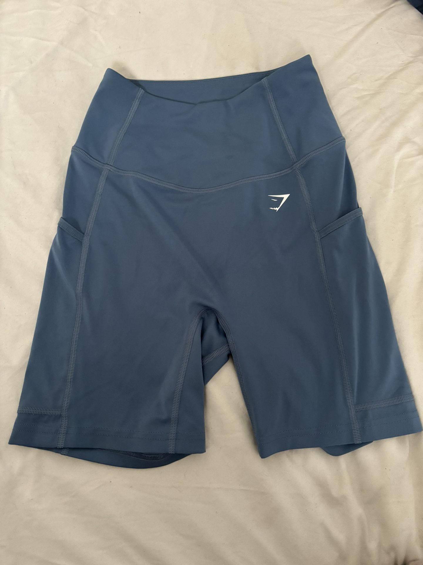 gym shark biker shorts
