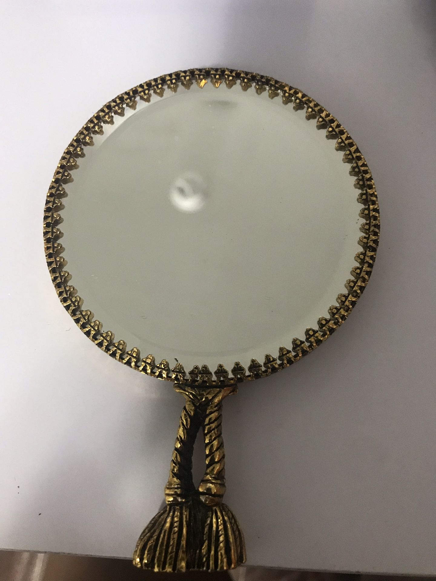 Double sided Antique Hand mirror