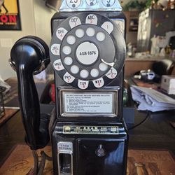 Vintage Jim Beam Whiskey Pay Phone