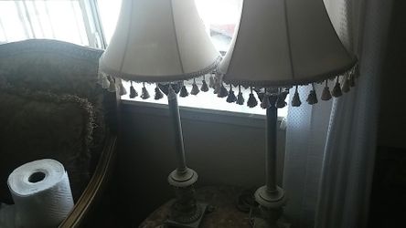 Set of two lamps for your house 40.00 dollars