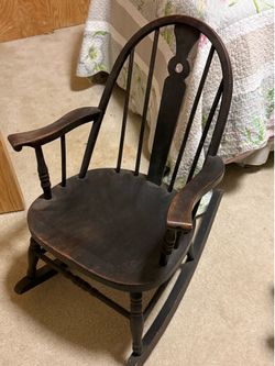 Antique child’s rocker