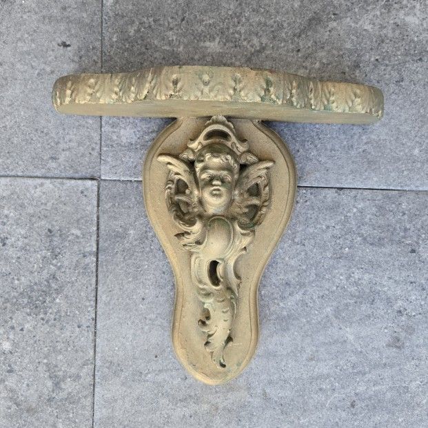 Italian Wall Shelf Bracket Gilt