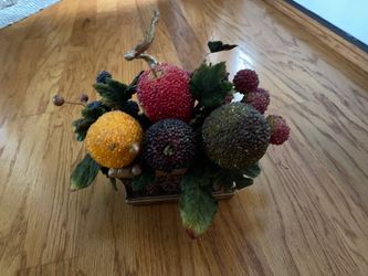 Small beaded fruit arrangement