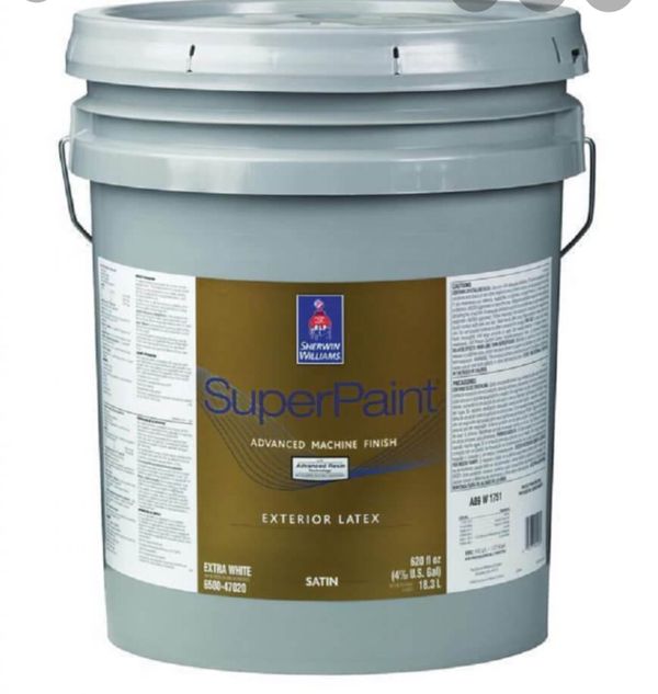 Sherwin Williams Exterior / Super Paint brown color for