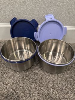 Lunchbots Stainless Steel 6C Container w/ latching lid (2 available)
