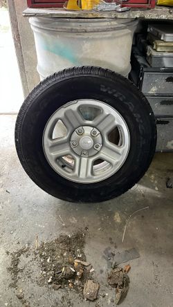 Original Jeep wheels and tires