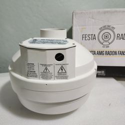 Festa AMG Eagle Extreme EC Radon Fan 304 CFM 3in Inline Mitigation Duct Vent Fan