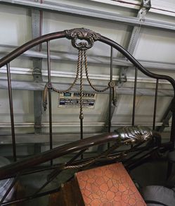 Metal headboard and foot board
