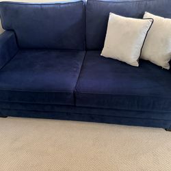 74”x40” ultra suede sofa like new