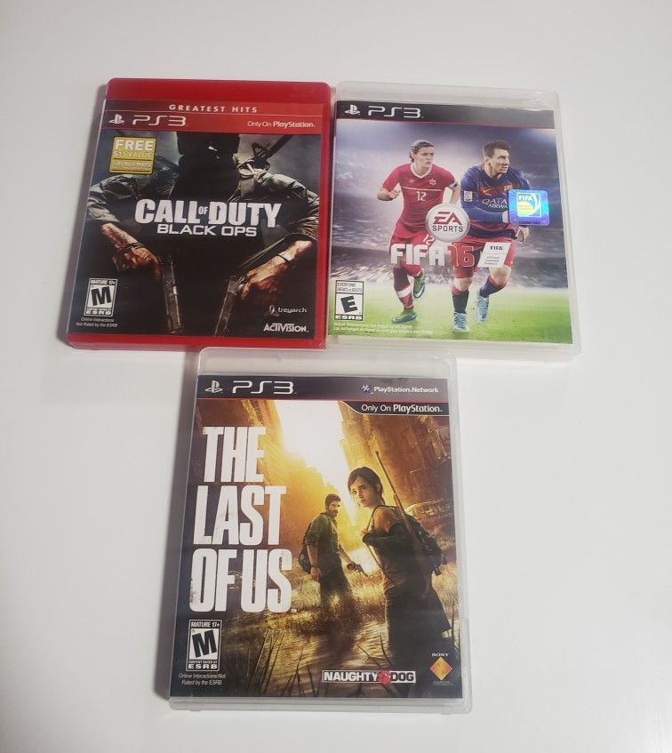 3x PS3 Games
