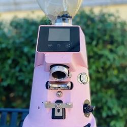 Pink Fiorenzato F64 Espresso Grinder-Reliable,Well-maintained.