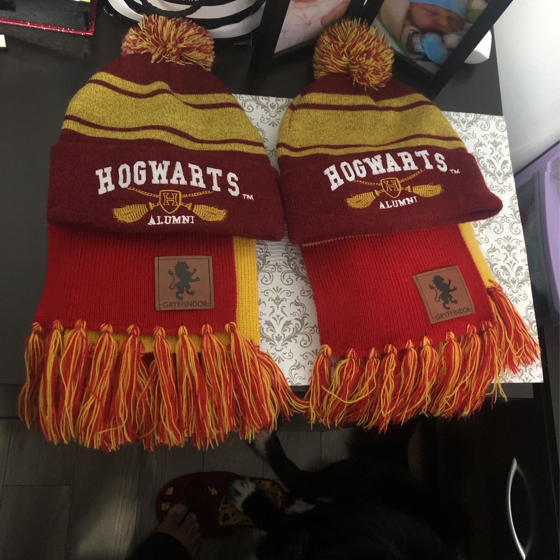 Set Of Harry Potter Beanie And Scarf