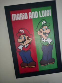 Mario bro wall art