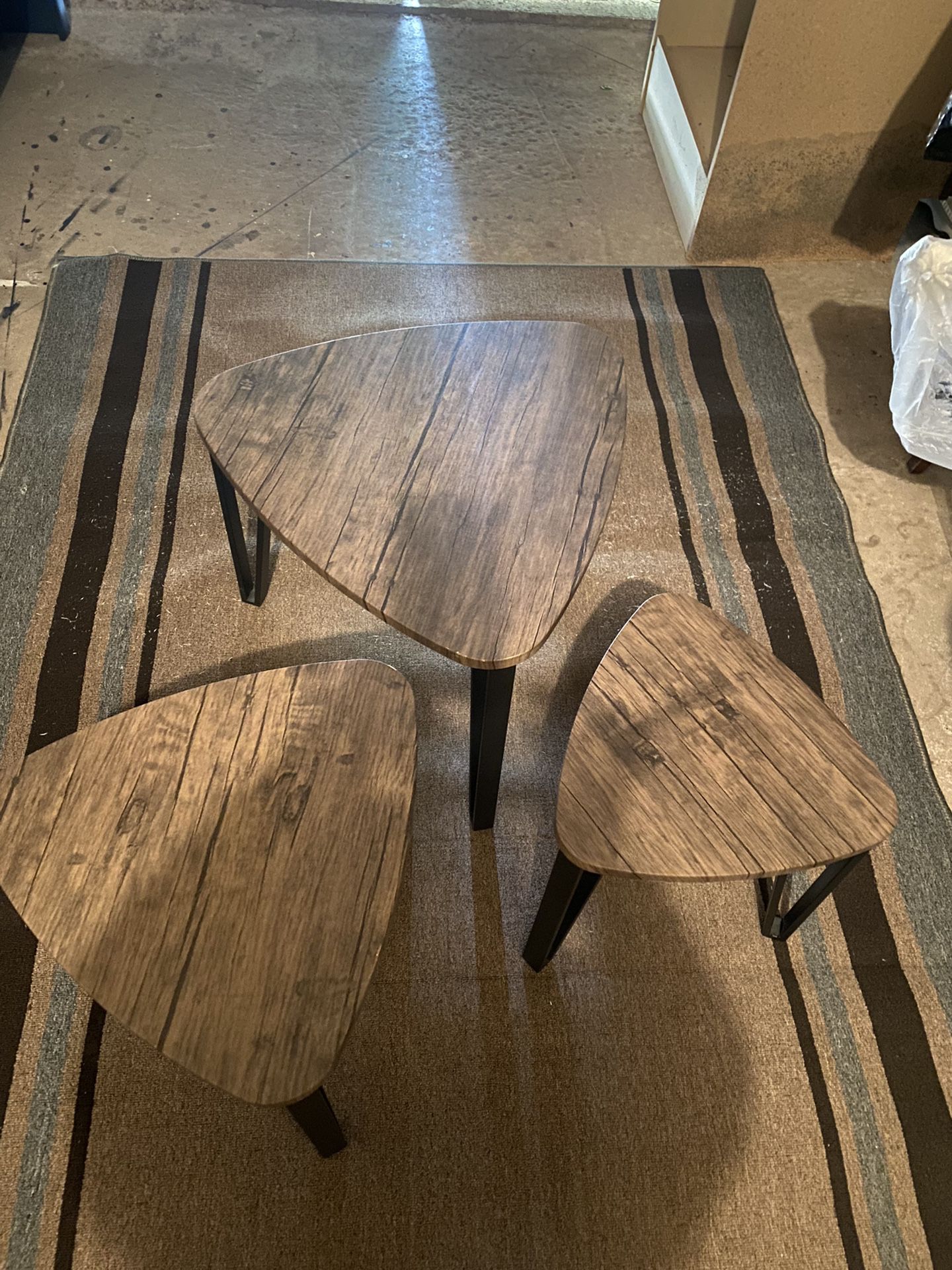 Small Coffee Table/  2 End Tables 