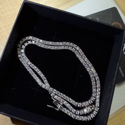 3MM Tennis Chain Lab Diamond Moissanite 20 Inches Men’s Women’s