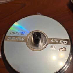 FREE 8 blank DVD + RW