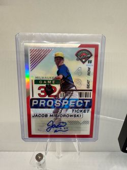 Jacob misiorowski auto /199 baseball card