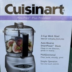 Cuisinart Mini-Prep Plus 3-Cup Food Processor – Chop & Grind - Brand New